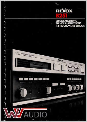 Studer revox b760 manuale - manuale, di