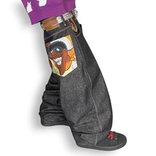 Jeans fubu y2k gamba - jeans,