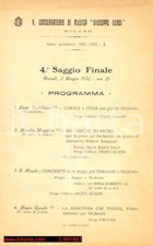 1932 MILANO Argeo QUADRI IV