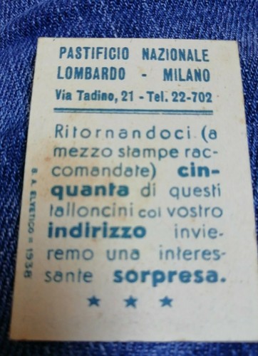 Pastificio nazionale lombardo - nazionale,