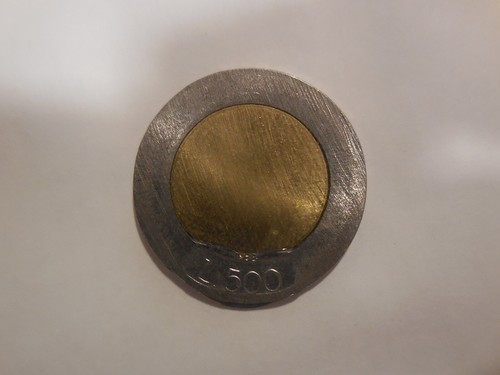 500 lire 1888 errore stampa - 500,