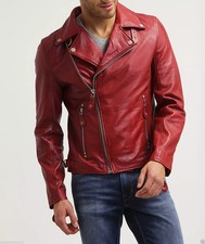 Giacca Motociclista Uomo Vera