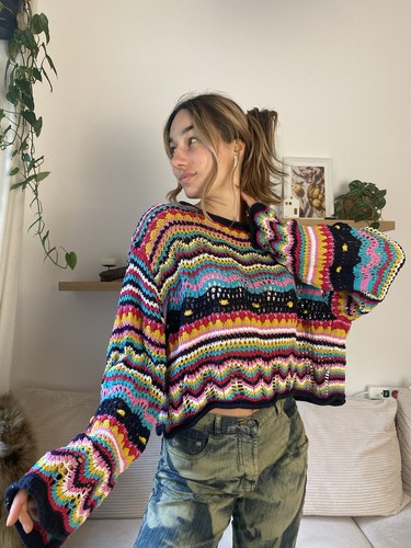 Maglione zara maglia - maglia, uncinetto
