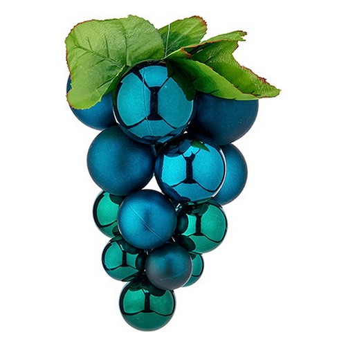 Palla natale uva azzurro - natale,