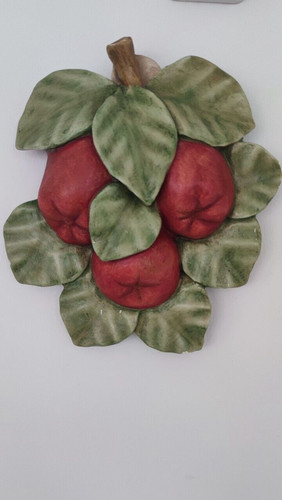 Quadro ramo con - con, mele