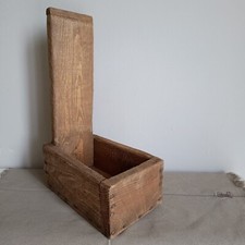 Rustica scatola in legno