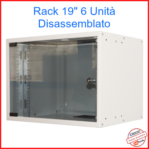 Armadio rack 6 unità - 19'',