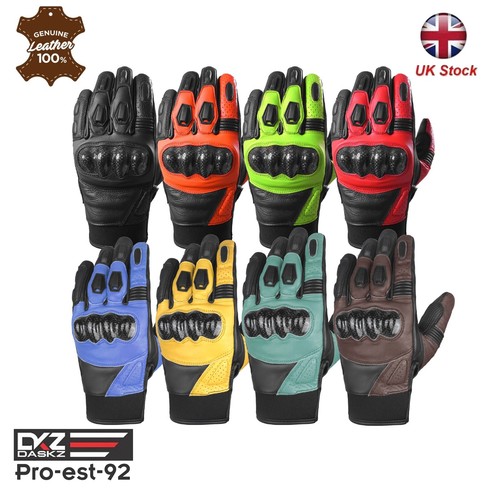 Guanti moto pelle - guanti,
