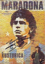 DIEGO MARADONA Signed Drawing