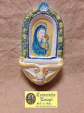 Acquasantiera in ceramica