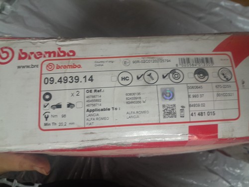 Coppia dischi freno ant brembo - ant,