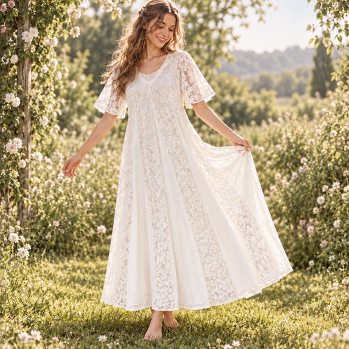 Maxi abito vintage anni - , 90