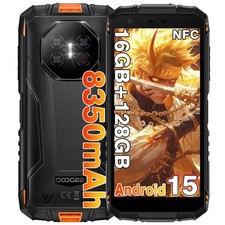 Smartphone esterno Doogee Fire 3 Pro 16 GB + 128 GB 8350 mAh fotocamera AI cellulare doppia SIM