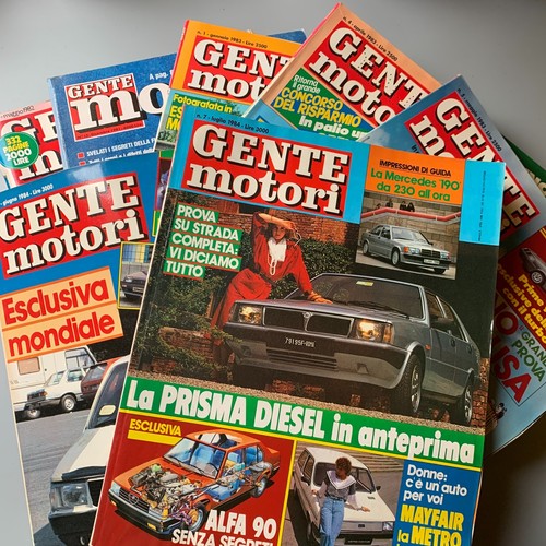Gente motori magazine back - magazine,