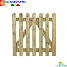 Cancello in legno Da Giardino porta steccato cancelli per recinzione Cancelletto