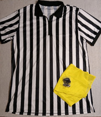 Maglia arbitro nera bianca - arbitro,