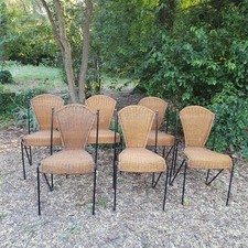 Sei Sedie In Ferro battuto e