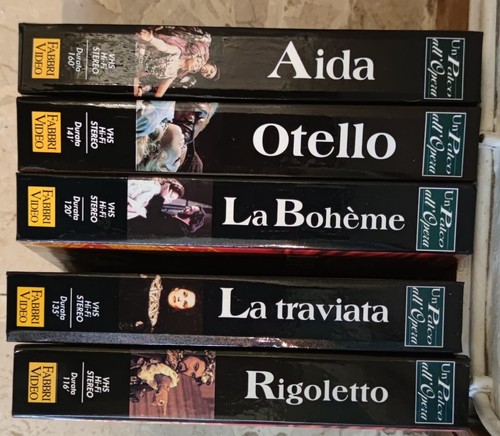 Videocassette opere liriche - videocassette,