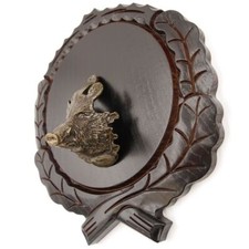 Piastra di Cinghiale Intagliato Scuro Af 17, CM Con 1 Pz Testa Pagina Copertina