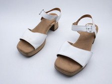 Gabor Sandali Donna Col Tacco Alto Scarpa Bassa Calzatura Estiva Bianco TG 40 Eu
