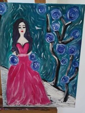 Le fate del bosco,tecnica