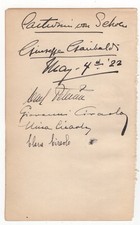 AUTOGRAFO ANTIFASCISTA 1922