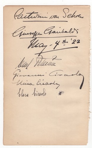 Autografo antifascista 1922 - antifascista,
