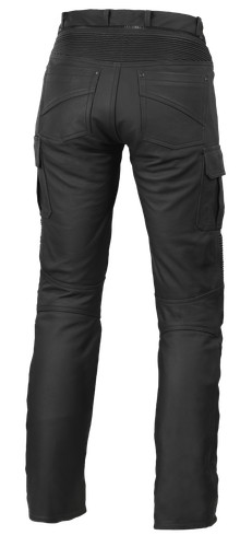 Büse pantaloni pelle cargo - pantaloni, in