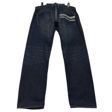 Momotaro Jeans Shutsujin 01-058 Selvedge Pantaloni Denim Giappone Taglia 34 F/S
