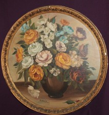 Antico dipinto ad olio nature