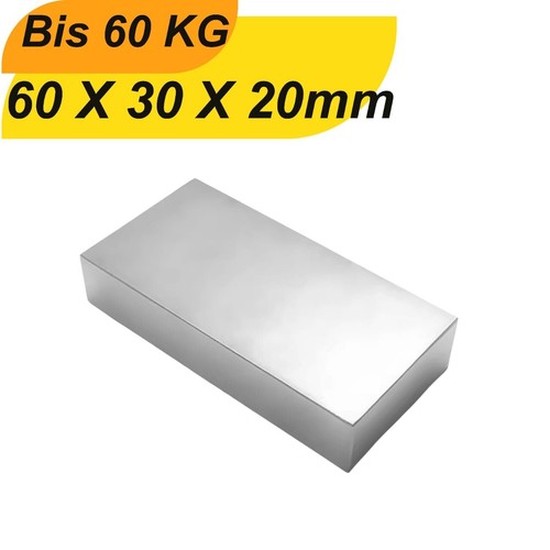 Magneti neodimio 60x30x20 - al,