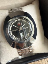 Orologio automatico RADO Diastar 36 mm quadrante nero data giorno cassa acciaio GP