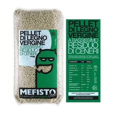 PELLET DI  ABETE MEFISTO GREEN DI LEGNO ABETE VERGINE EN A1 SACCO DA 15KG