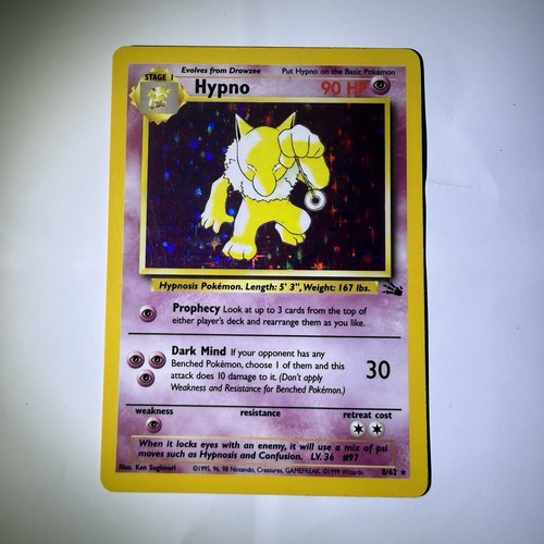 Hypno fossil holo quasi - 8/62,