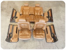 Mercedes W140 600 SEL Interni in pelle rari Sedili in pelle color zafferano