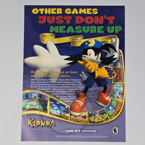 Pubblicità poster klonoa - pubblicità/poster,