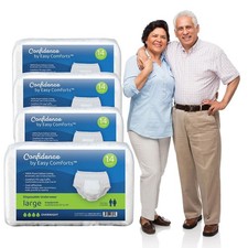 Biancheria Intima Assorbente Fiducia per Anziani, Perfetta per Uso Giorno o Durante la Notte, Sa