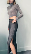 Zara gonna in maglia struttura