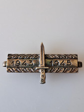 FASCETTA  MEDAGLIA MILITARE 1943-45 ARGENTO  WW2