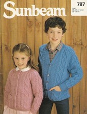 Cardigan maglione bambino Aran