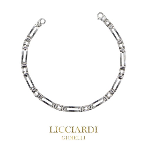Bracciale uomo piastre semi