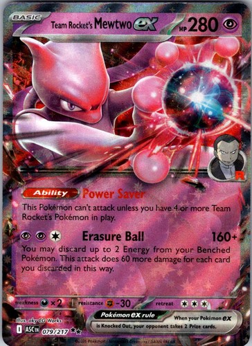 Team rocket mewtwo holo - team,