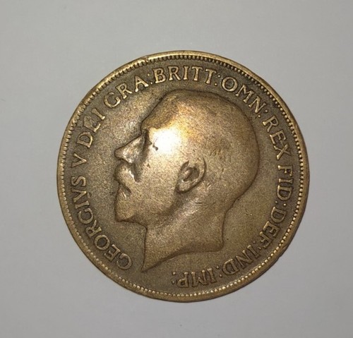 One penny 1919 giorgio v - one,