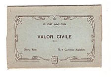 Cinema Film Valor Civile E. DE AMICIS 1917 - ORIGINALI COME NUOVE