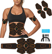 EMS Trainer Addominali Max, Elettrostimolatore per Addominali Elettrostimolatore