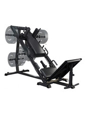 Leg Press Hack Squat Machine Combo - Pressa per gambe regolabile per palestra di casa con