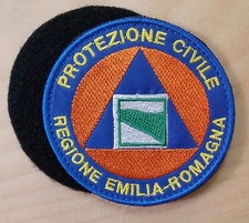 PROTEZIONE CIVILE REGIONE EMILIA ROMAGNA - diametro cm 8 toppa patch con STRAPPO