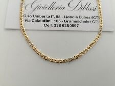 COLLANA In ORO Bicolore GIALLO