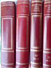 TRECCANI-VOCABOLARIO DELLA LINGUA ITALIANA-OPERA COMPLETA IN CINQUE VOLUMI-1986