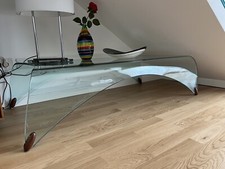 tavolino Vetro Curvato